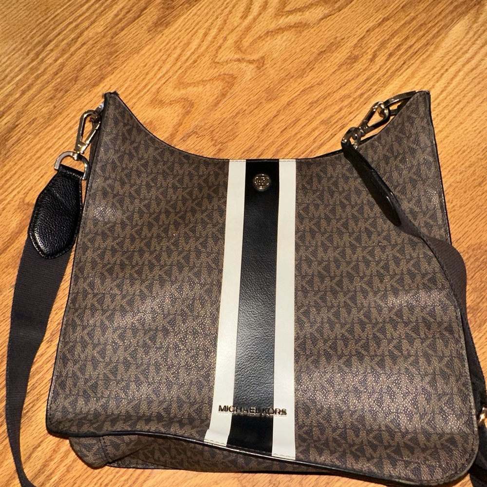 Michael Kors Brown and Black Shoulder Bag